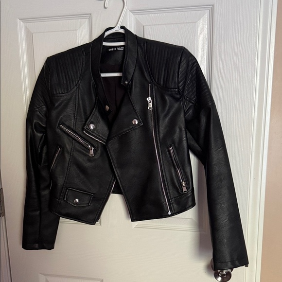 Faux Leather Jacket - Picture 1 of 3
